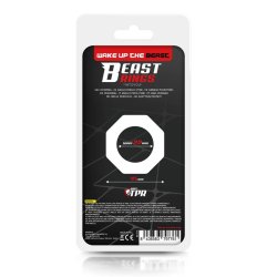 Cock Ring Super Flexible Polygon 2.2 cm Clear