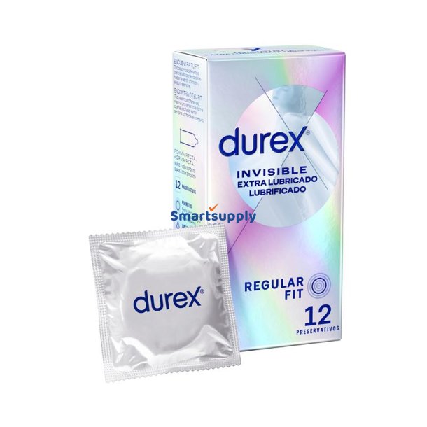 Condoms Invisible Extra Lub 12ud