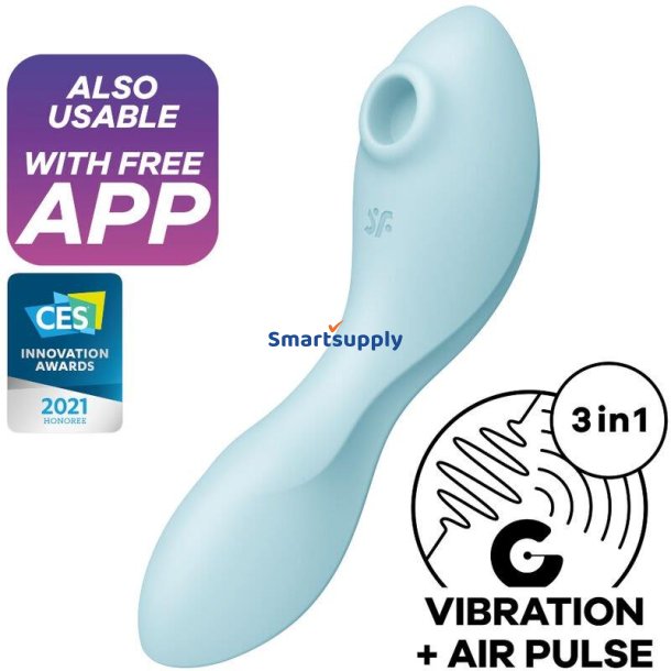 Curvy Trinity 5 with APP Satisfyer Connect Blue