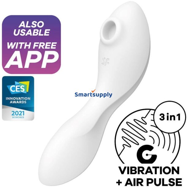 Curvy Trinity 5 with APP Satisfyer Connect White