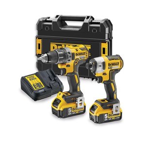 DeWALT DCK268P2T-QW snorefri/slagskruetrkker Sort, gul