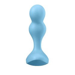 Deep Diver Buut Plug with Vibration Satisfyer Connect APP Blue