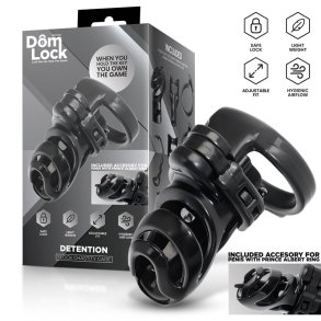 Detention Chastity Cage with Accessory for Prince Albert