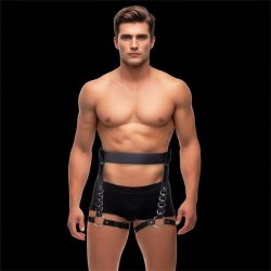Didier Leg and Waist Bondage Harness Adjustable