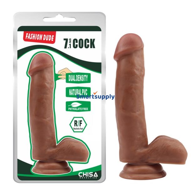 Dildo Dual Density Fashion Dude 17.8 x 4 cm Latin