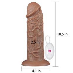 Dildo King 10.5 with Vibration Chubby Brown