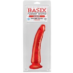 Dildo Slim 17,78 cm Red