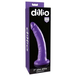 Dildo Slim 17,8 cm Purple