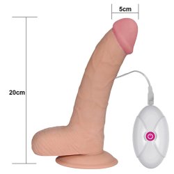 Dildo The Ultra Soft Dude con Vibracin 8.8 Natural