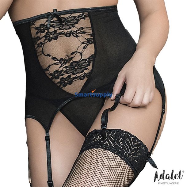 Dina Wide garter and Thong Set - S/M