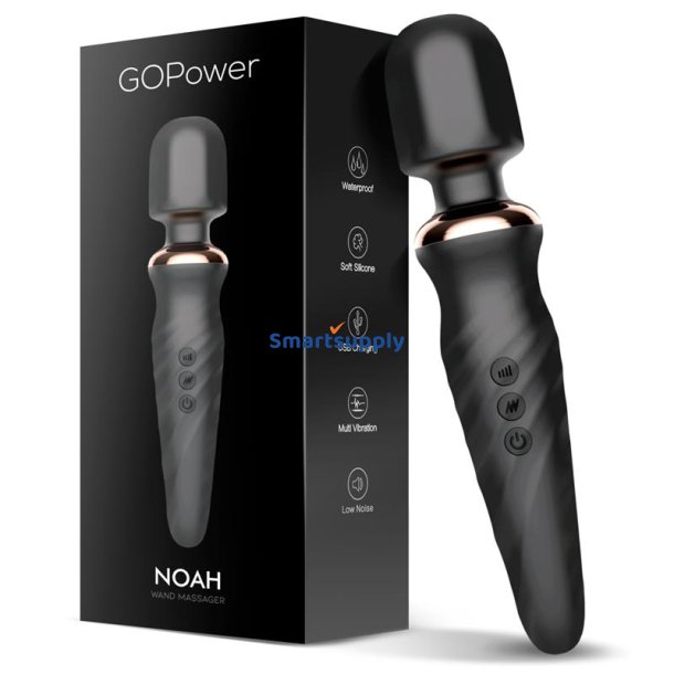 DISC*Noah Wand Massager USB Silicone Waterpro