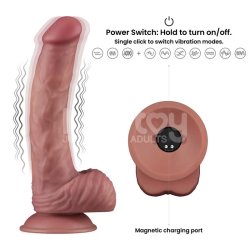 Dual Density Dildo with Vibration 9