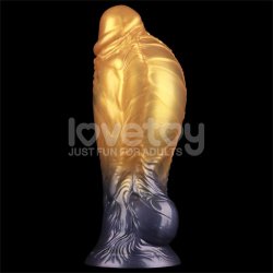 Dual Density Silicone Inflatable Dildo 8