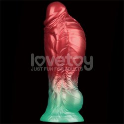 Dual Density Silicone Inflatable Dildo 8