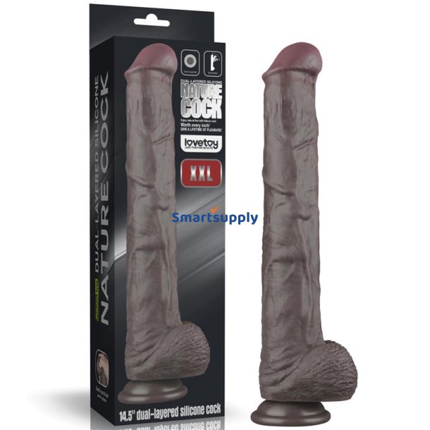 Dual Layered Bendable Dildo XXL 14,5