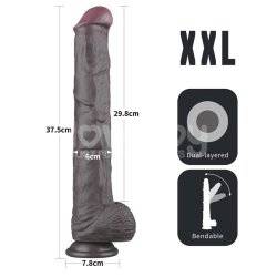 Dual Layered Bendable Dildo XXL 14,5