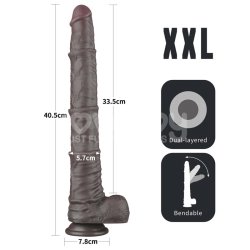 Dual Layered Bendable Dildo XXL 16