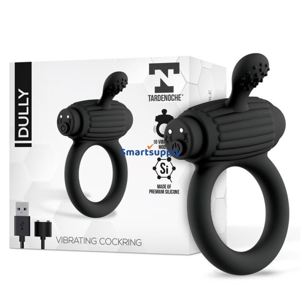 Dully Vibrating Penis Ring Silicone Magnetic USB