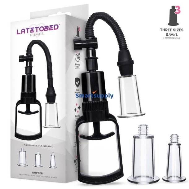 Dupper Clitoris and Nipple Manual Pump 3 Cups