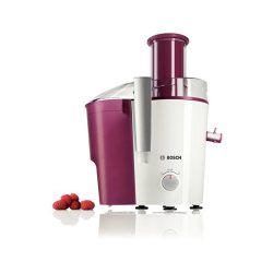 Bosch MES25C0 citruspresser og juicemaskine Frugtpresser 700 W Kirsebr (frugt), Transparent, Hvid