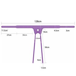 Easy Strap On Harness Polka Dots Purple