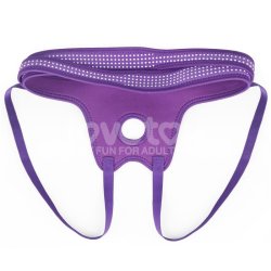 Easy Strap On Harness Polka Dots Purple