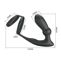 Emoni Vibrating Butt Plug and Cock Ring