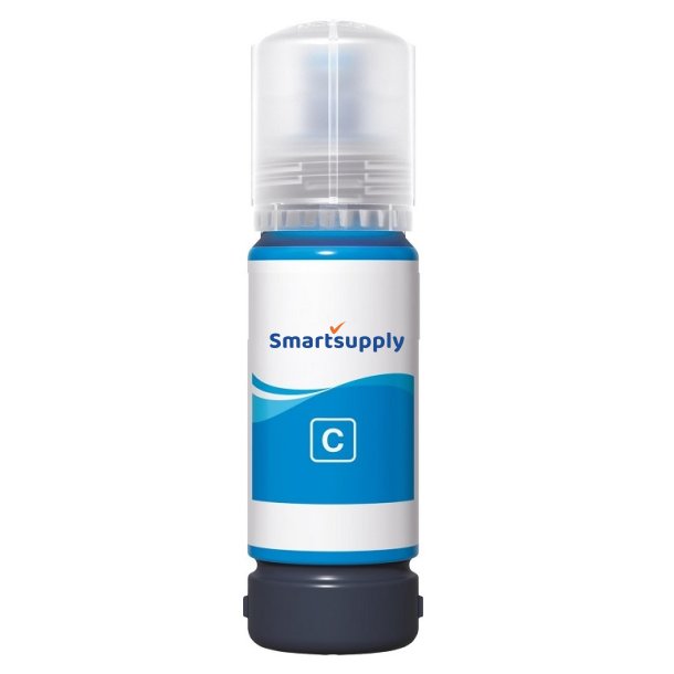 Epson 107 Cyan blkflaske refill 70ml kompatibel