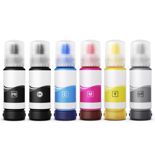 Epson 114 bl�kbeholder 6 stk 420ml kompatibel rabatpakke