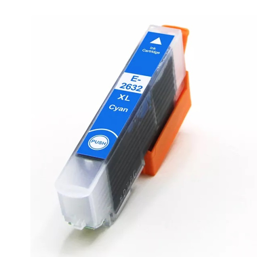Epson 26 XL Cyan bl�kpatron h�jtydende 13,8ml kompatibel