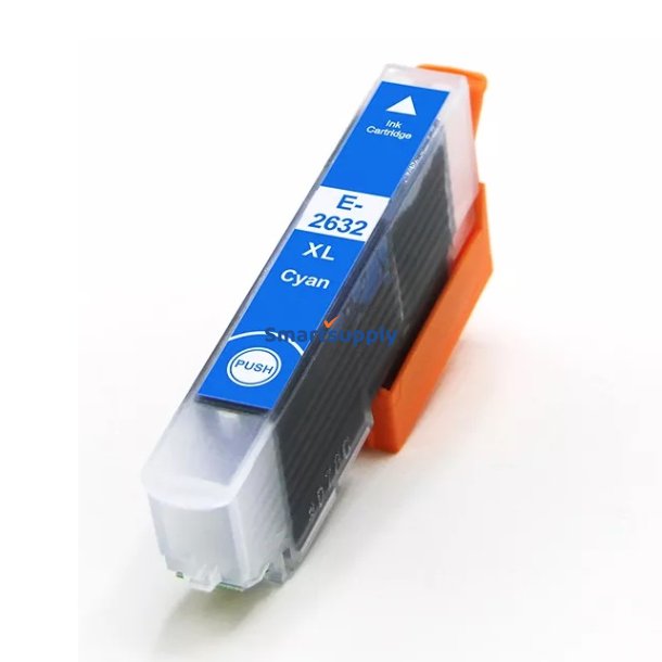 Epson 26 XL Cyan bl�kpatron h�jtydende 13,8ml kompatibel