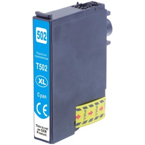 Epson 502 XL Cyan blkpatron 470 sider kompatibel