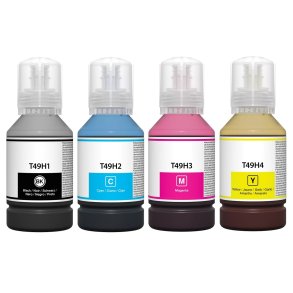 Epson T49H1/2/3/4 bl�krefill 4 stk 560ml kompatibel multipakke