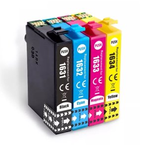 Epson 16 XL 4 stk blkpatroner kompatibel multipakke