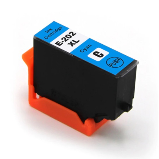 Epson 202 XL Cyan bl�kpatron h�jtydende kompatibel