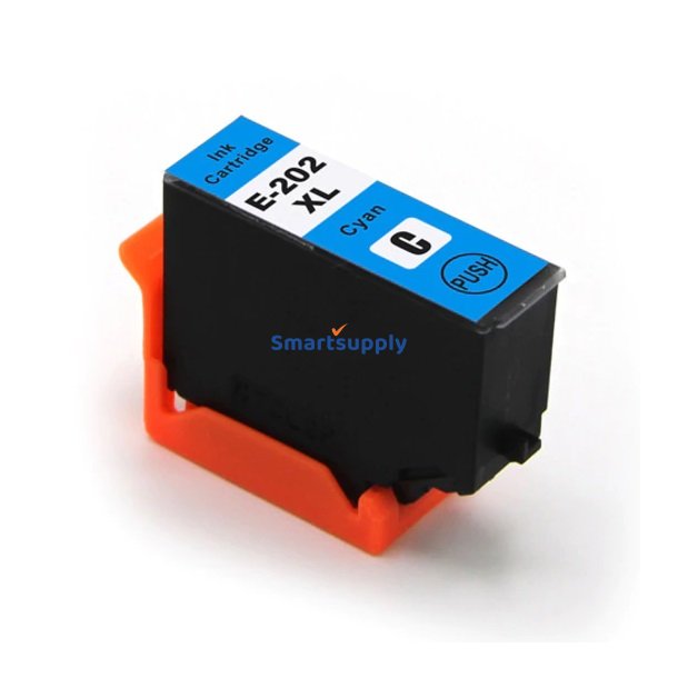 Epson 202 XL Cyan bl�kpatron h�jtydende kompatibel