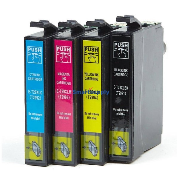 Rabat Epson 29 XL BCMY 4 stk blkpatroner kompatibel