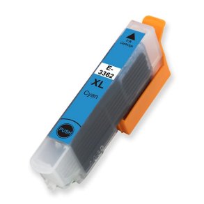 Epson 33 XL Cyan blkpatron hjtydende 13,8ml kompatibel