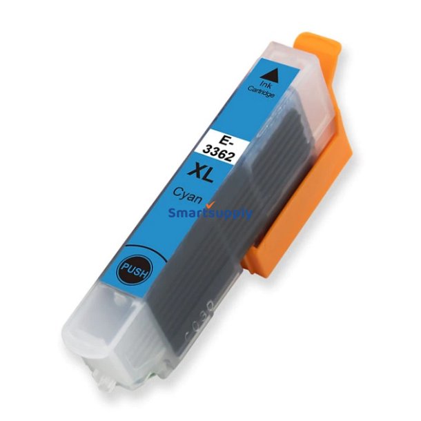 Epson 33 XL Cyan bl�kpatron h�jtydende 13,8ml kompatibel