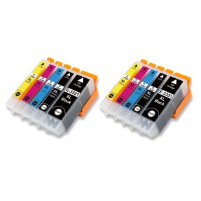 Epson 33 XL B/B/C/M/Y 10 stk blkpatron kompatibel multipakke