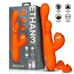 Ethan Vibrator 360 G-spot Massage with Multifunction Caps