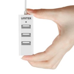 Unitek Y-2146 Interface Hub USB 2.0 480 Mbit/S Hvid