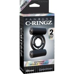 Fantasy C-Ringz Extreme Double Trouble Black