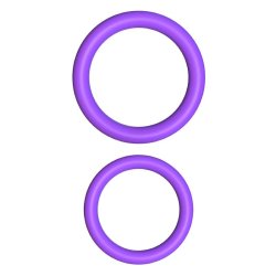 Fantasy C-Ringz Max-Width Silicone Rings Purple
