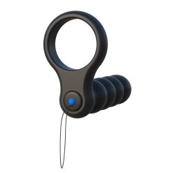 Fantasy C-Ringz Remote Control Double Penetrator Black