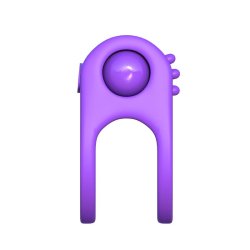 Fantasy C-Ringz Silicone Duo Ring Purple