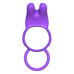 Fantasy C-Ringz Twin Teazer Rabbit Ring Purple