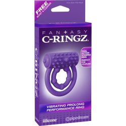 Fantasy C-Ringz Vibrating Prolong Performance Ring  Purple