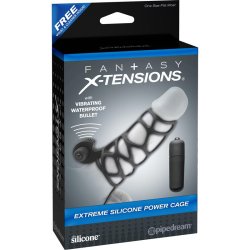 Fantasy X-tensions  Extreme Silicone Power Cage - Black