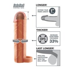 Fantasy X-tensions  Perfect 2,5 cm  Extension  with Ball Strap - Flesh